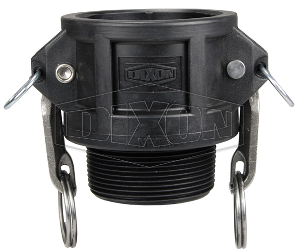 Polypropylene Cam & Groove Type B Coupler x Male NPT